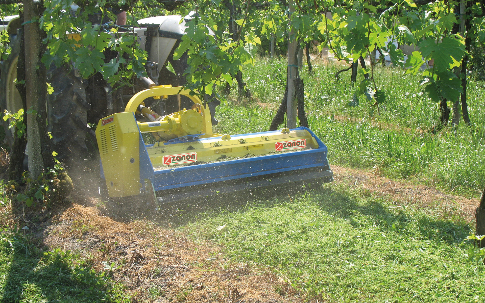 Trinciaerba con il sistema di mulching - Zanon